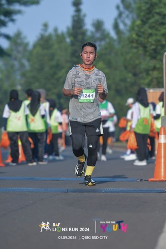 Race photo from BAF LIONS RUN 2024