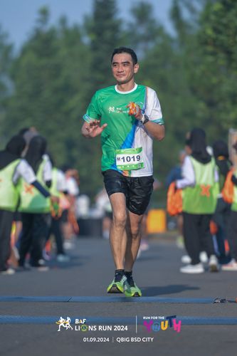 Race photo from BAF LIONS RUN 2024