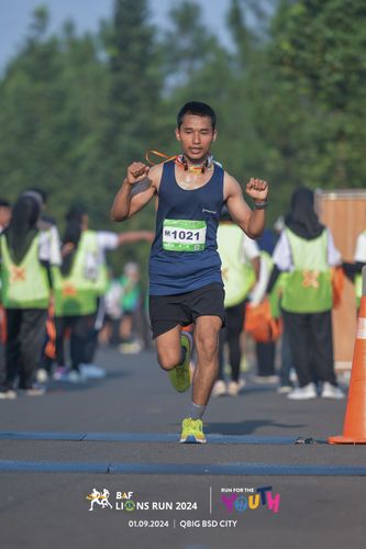 Race photo from BAF LIONS RUN 2024
