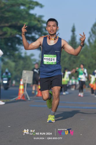 Race photo from BAF LIONS RUN 2024