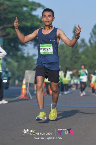 Race photo from BAF LIONS RUN 2024