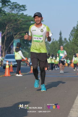 Race photo from BAF LIONS RUN 2024