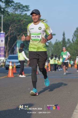 Race photo from BAF LIONS RUN 2024