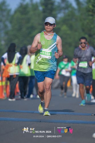 Race photo from BAF LIONS RUN 2024