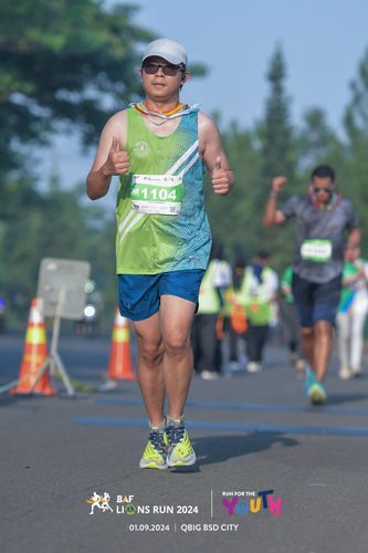 Race photo from BAF LIONS RUN 2024