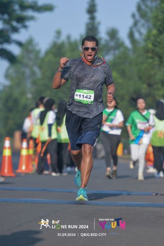 Race photo from BAF LIONS RUN 2024