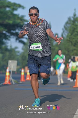 Race photo from BAF LIONS RUN 2024