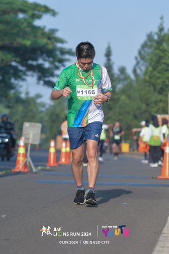 Race photo from BAF LIONS RUN 2024