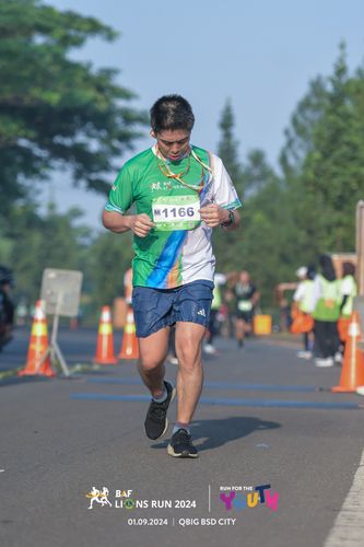 Race photo from BAF LIONS RUN 2024