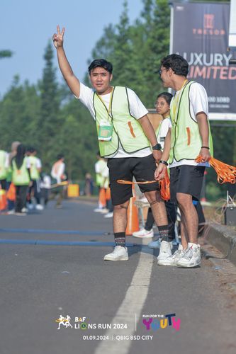 Race photo from BAF LIONS RUN 2024