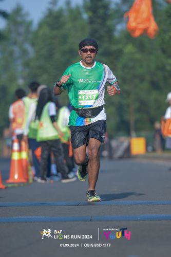 Race photo from BAF LIONS RUN 2024