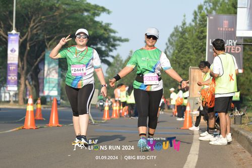 Race photo from BAF LIONS RUN 2024