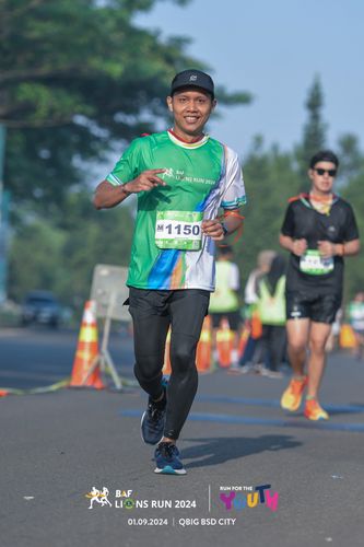 Race photo from BAF LIONS RUN 2024