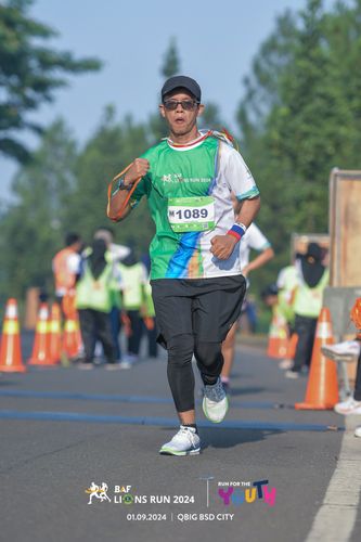 Race photo from BAF LIONS RUN 2024