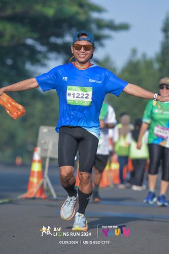 Race photo from BAF LIONS RUN 2024