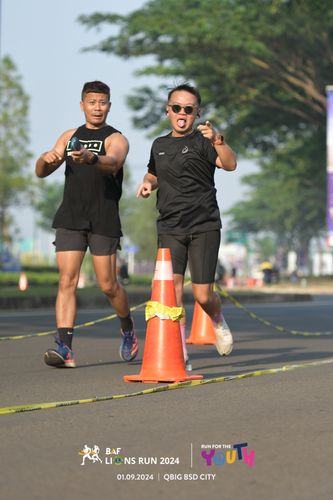 Race photo from BAF LIONS RUN 2024