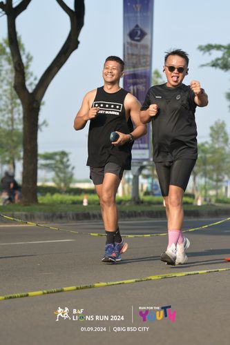 Race photo from BAF LIONS RUN 2024