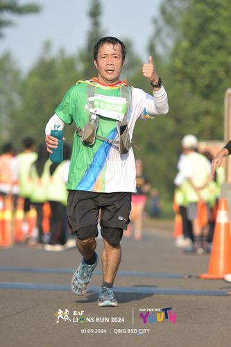 Race photo from BAF LIONS RUN 2024