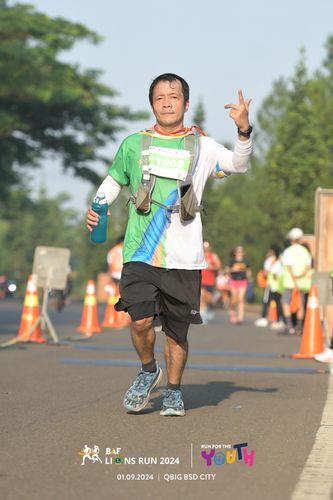 Race photo from BAF LIONS RUN 2024