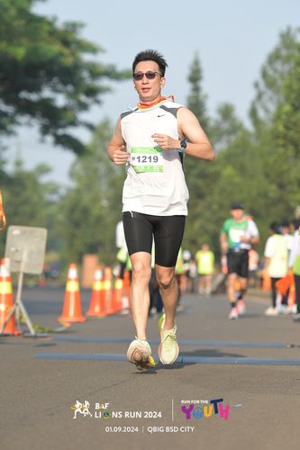 Race photo from BAF LIONS RUN 2024