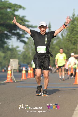 Race photo from BAF LIONS RUN 2024