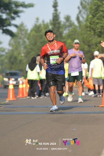 Race photo from BAF LIONS RUN 2024