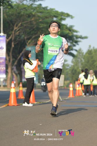 Race photo from BAF LIONS RUN 2024
