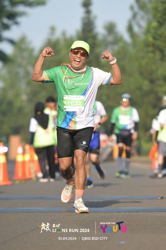 Race photo from BAF LIONS RUN 2024