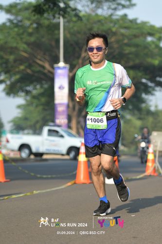 Race photo from BAF LIONS RUN 2024