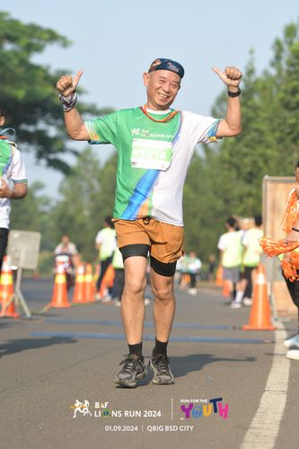 Race photo from BAF LIONS RUN 2024
