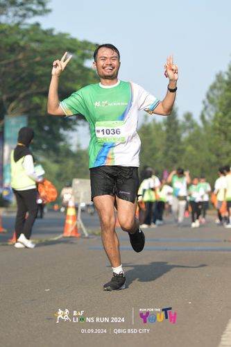 Race photo from BAF LIONS RUN 2024