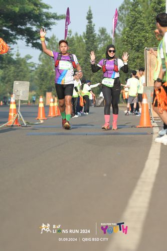 Race photo from BAF LIONS RUN 2024