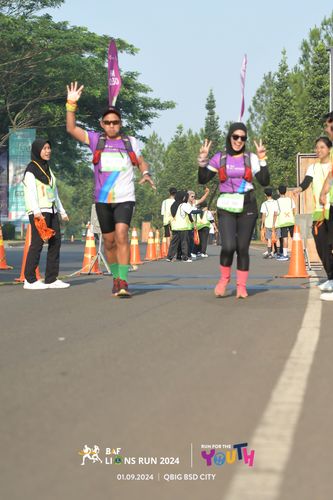Race photo from BAF LIONS RUN 2024