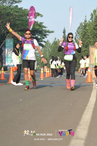 Race photo from BAF LIONS RUN 2024