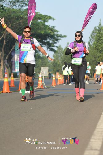 Race photo from BAF LIONS RUN 2024