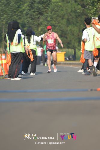Race photo from BAF LIONS RUN 2024