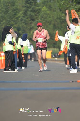 Race photo from BAF LIONS RUN 2024
