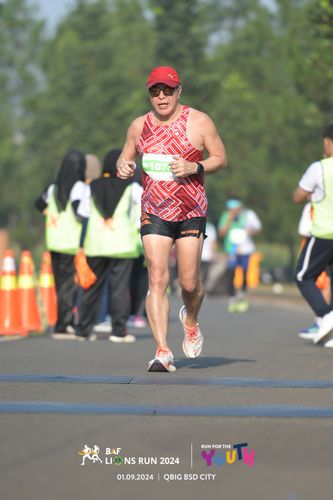 Race photo from BAF LIONS RUN 2024