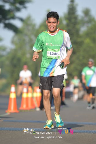Race photo from BAF LIONS RUN 2024