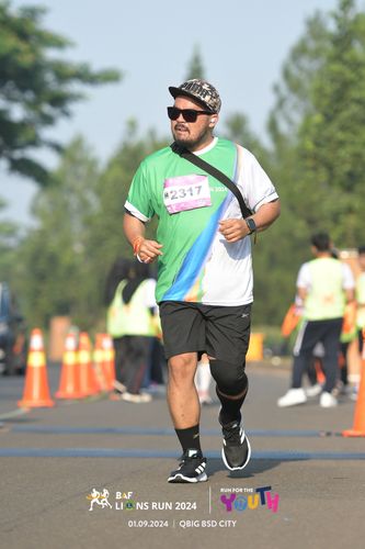 Race photo from BAF LIONS RUN 2024