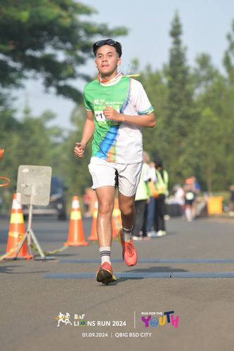 Race photo from BAF LIONS RUN 2024
