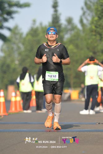 Race photo from BAF LIONS RUN 2024