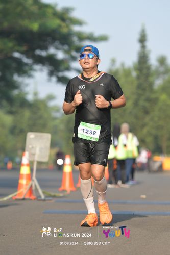 Race photo from BAF LIONS RUN 2024