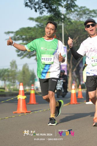 Race photo from BAF LIONS RUN 2024