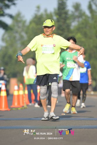 Race photo from BAF LIONS RUN 2024