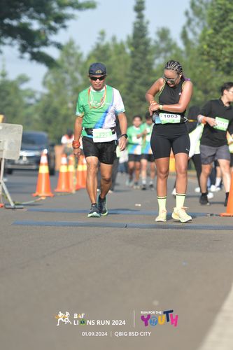 Race photo from BAF LIONS RUN 2024