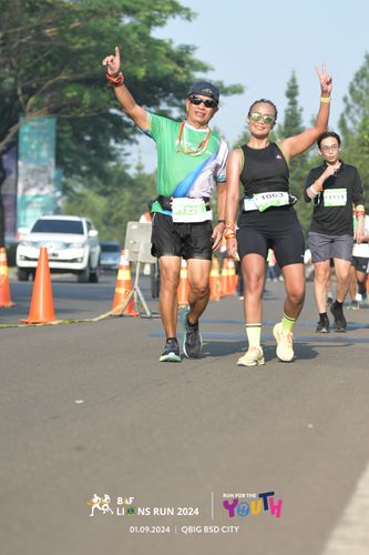 Race photo from BAF LIONS RUN 2024
