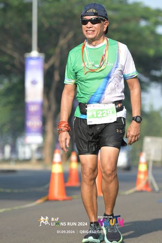 Race photo from BAF LIONS RUN 2024