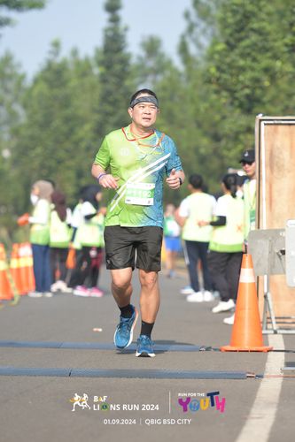 Race photo from BAF LIONS RUN 2024