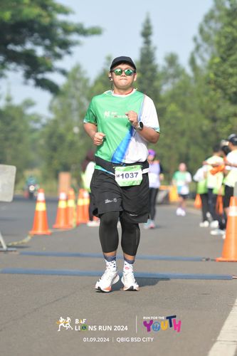 Race photo from BAF LIONS RUN 2024